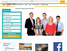 Tablet Screenshot of holidayland-reisebuero-paradiso.de